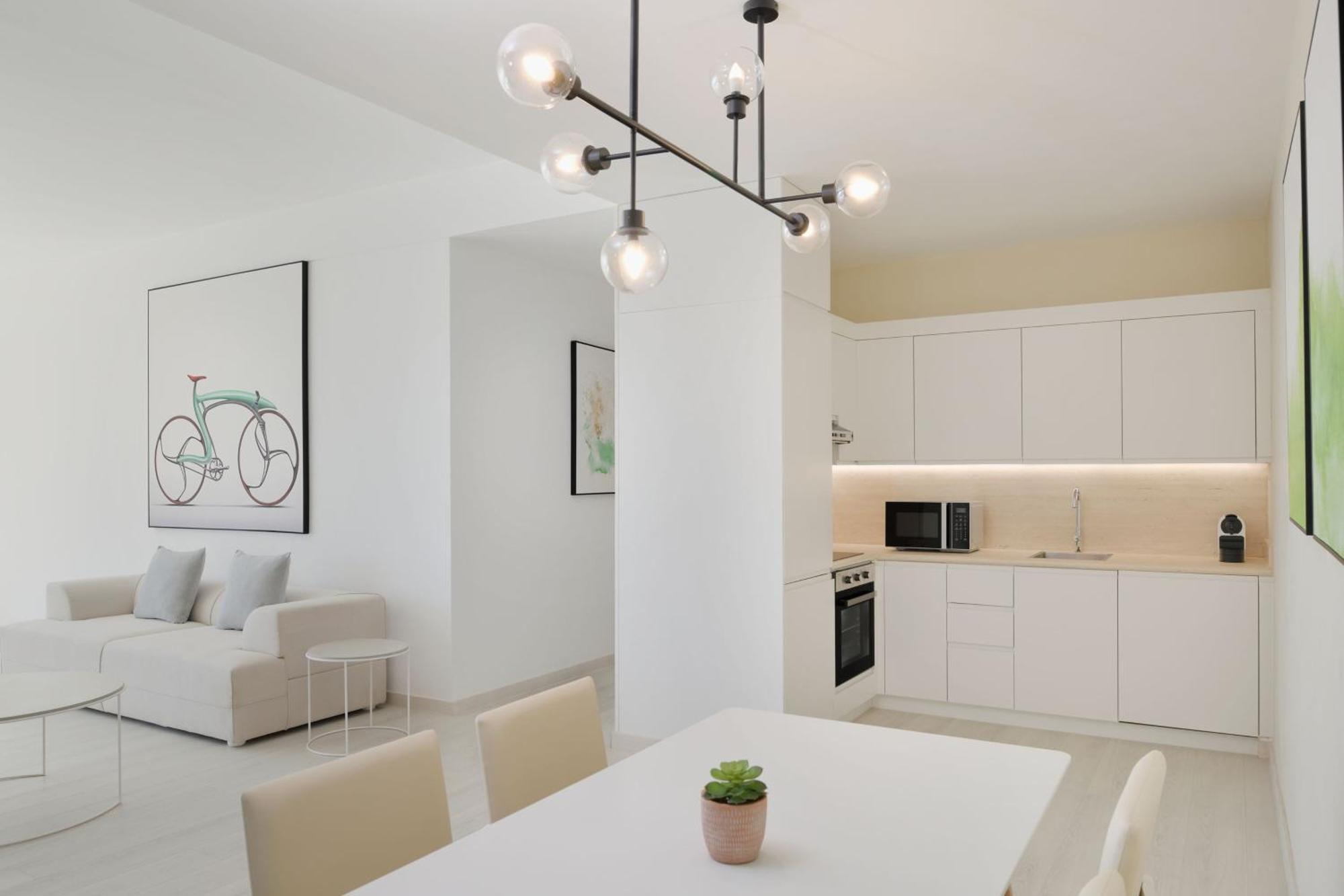 Element By Westin West Bay Doha Hotell Eksteriør bilde 3D rendering of a kitchen